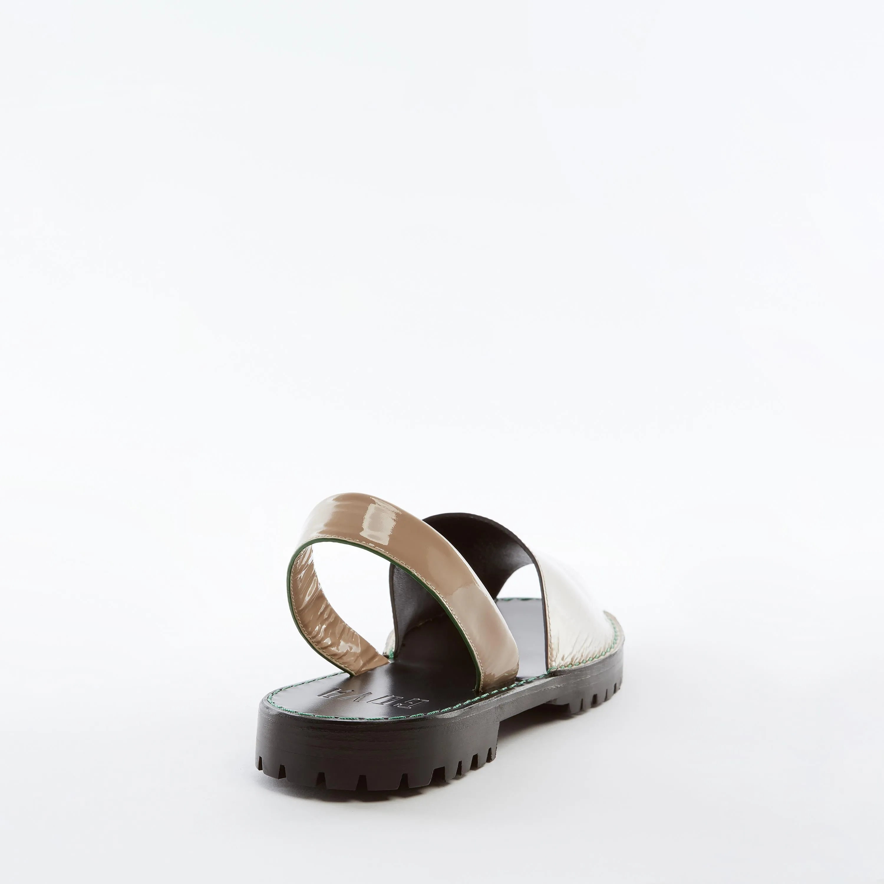 | OFFER | Clay Patent Leather Goya Slide