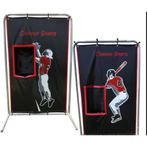 2-Sports Catcher Vinyl Backstop with Frame