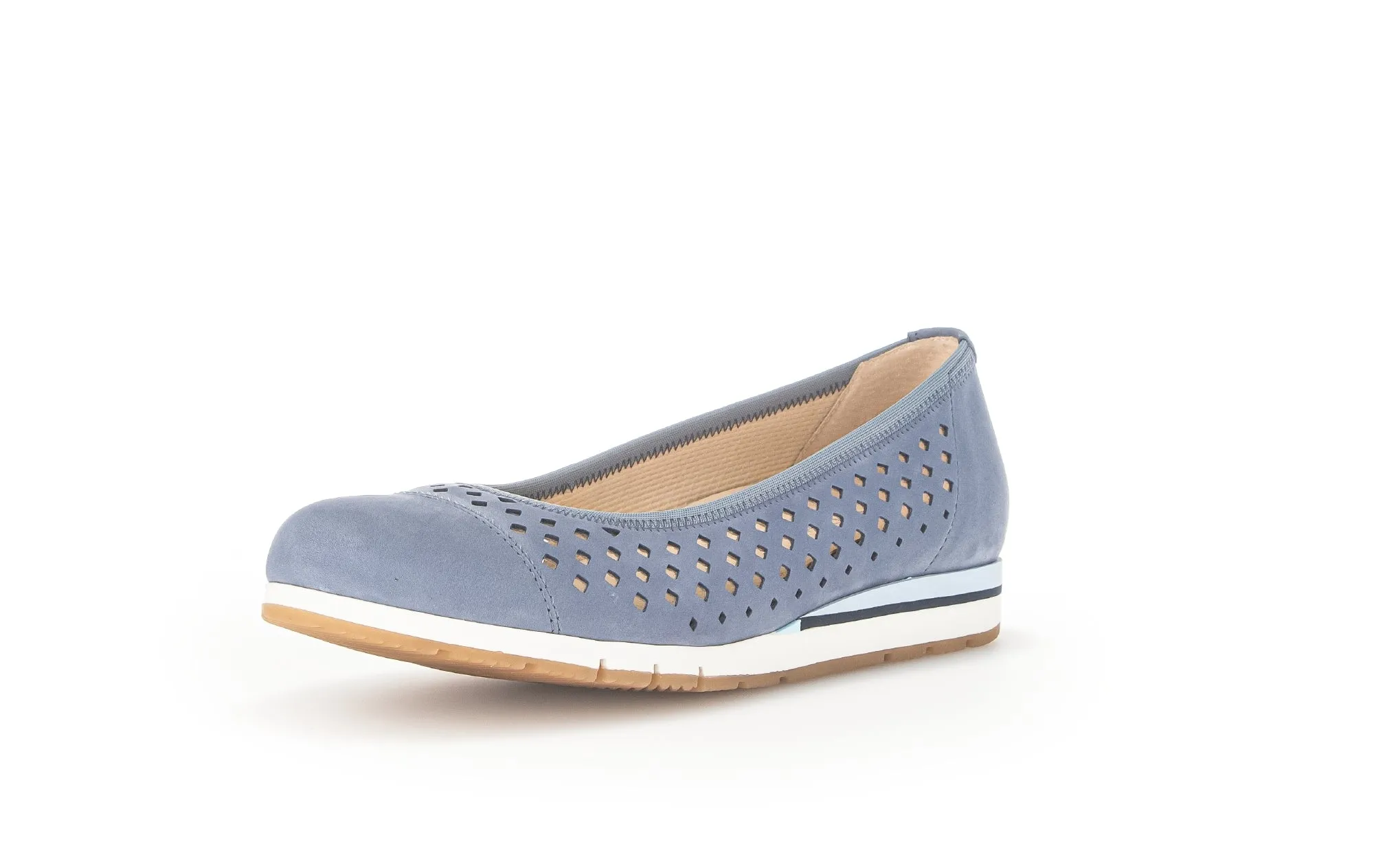 '22.412.26' women's perforated loafer -Blue