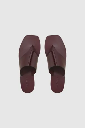 A Emery Paton Sandal in Bordeaux
