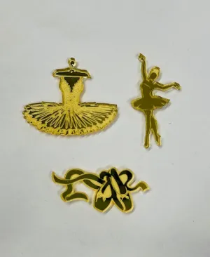 Acrylic Tokens - Ballerina Themed