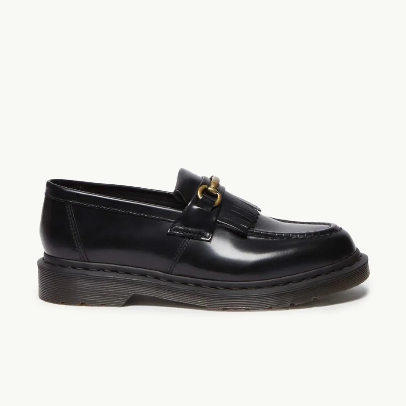 Adrian Snaffle Loafer - Black Polished Smooth