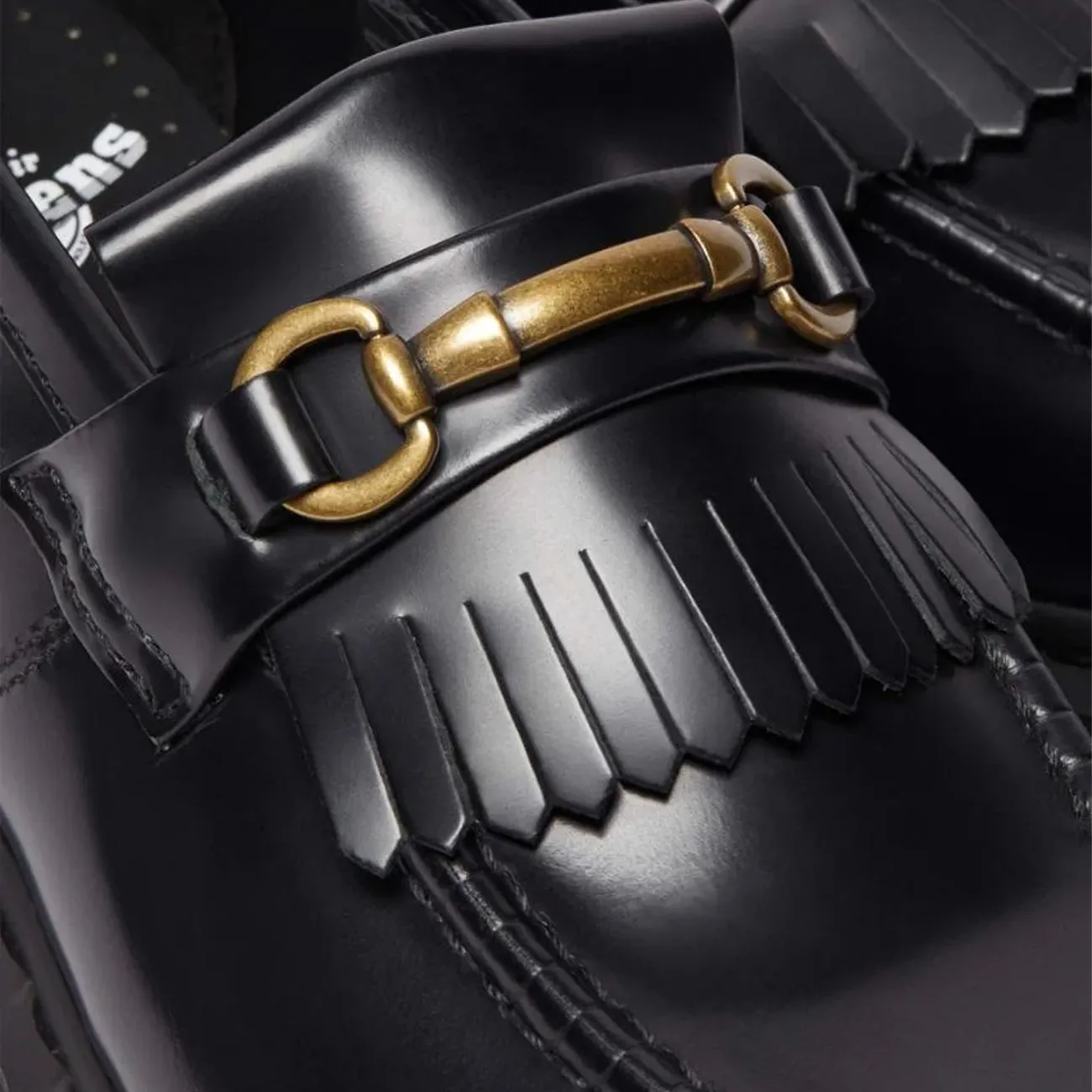 Adrian Snaffle Loafer - Black Polished Smooth