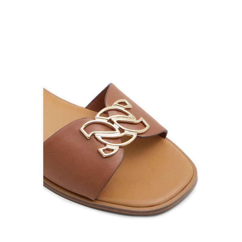ALDO Damiana Women Flat Sandal - Cognac
