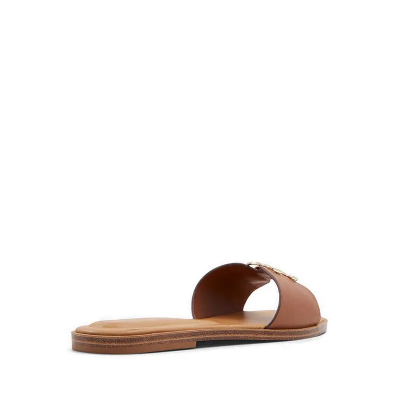 ALDO Damiana Women Flat Sandal - Cognac