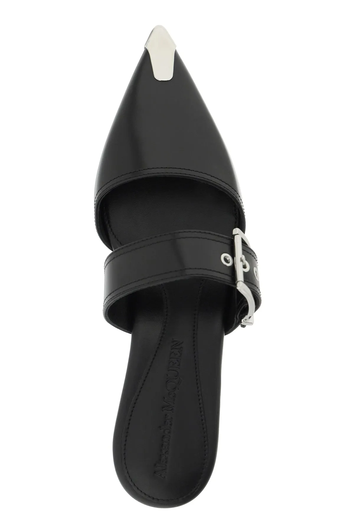 Alexander mcqueen 'punk' flat mules