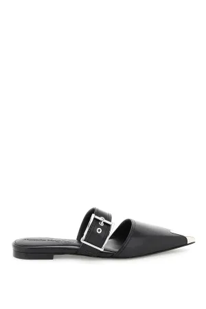 Alexander mcqueen 'punk' flat mules