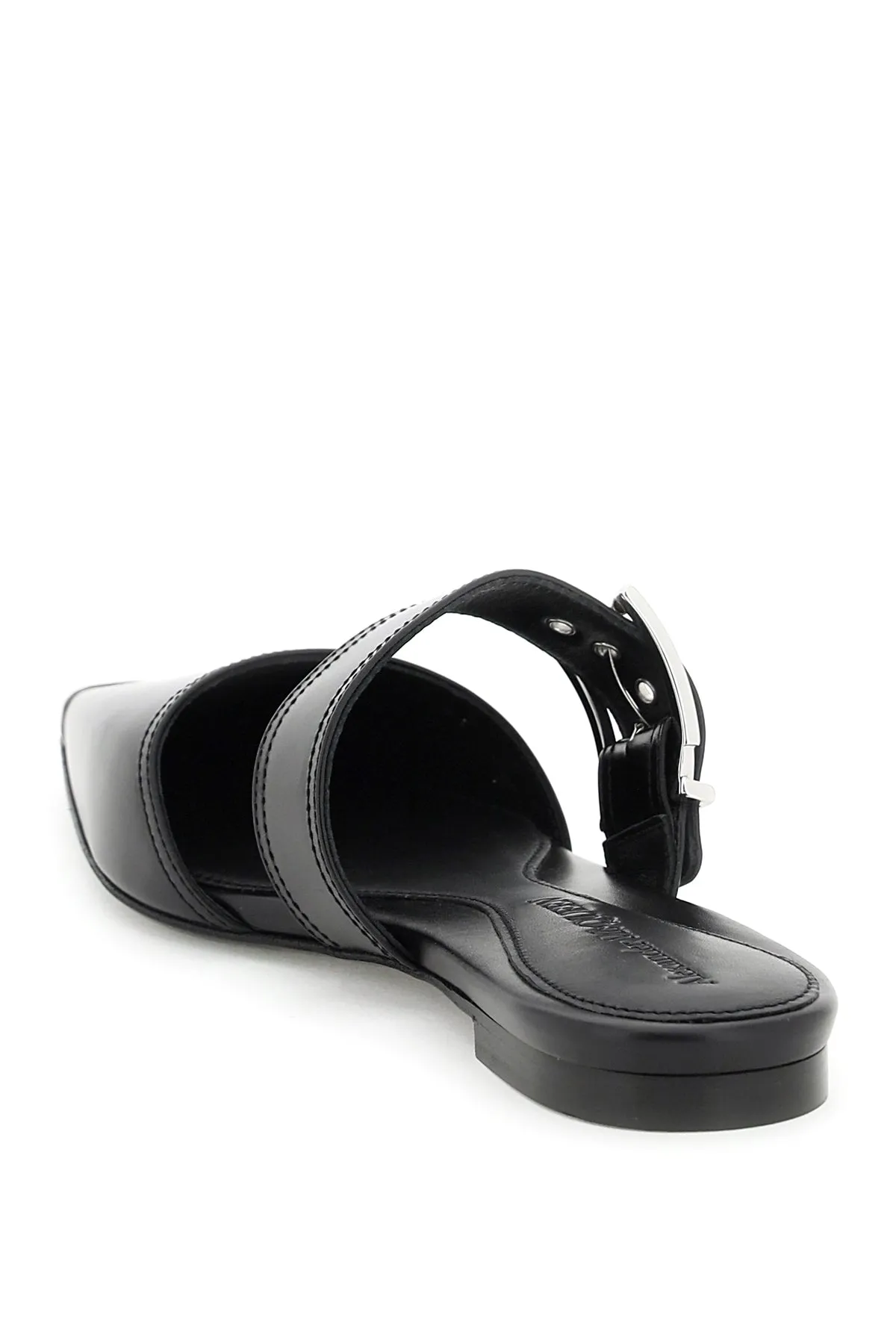 Alexander mcqueen 'punk' flat mules