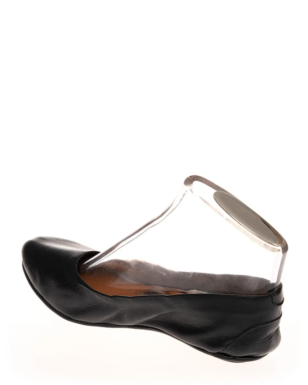 Andacco 1350 Black Soft Leather Ballet