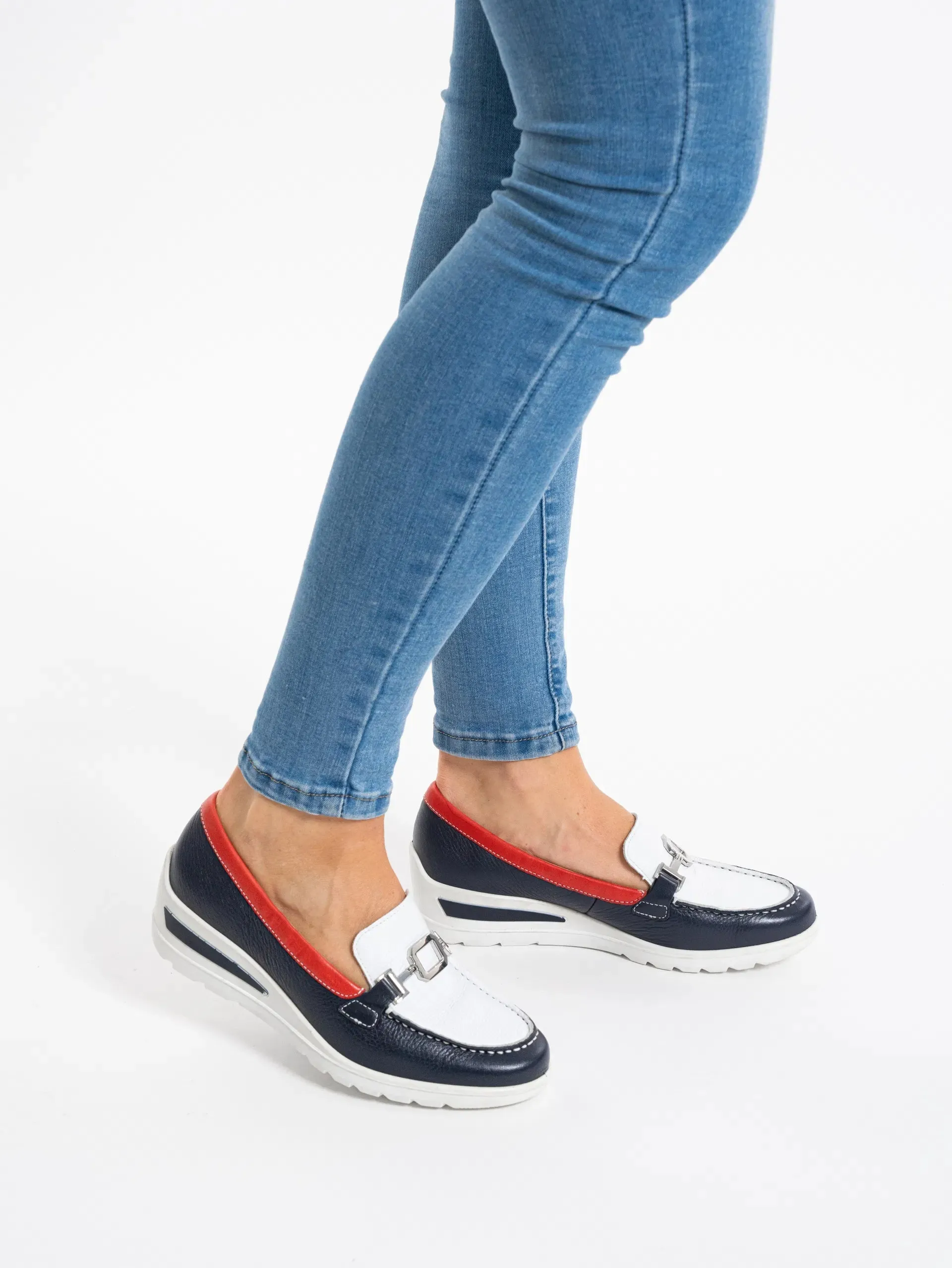 Ara  Wide Fit Wedge Loafer |125063802