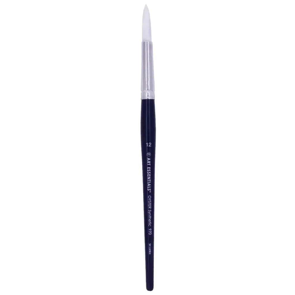 Art Essentials Oyster White Synthetic Hair Brush