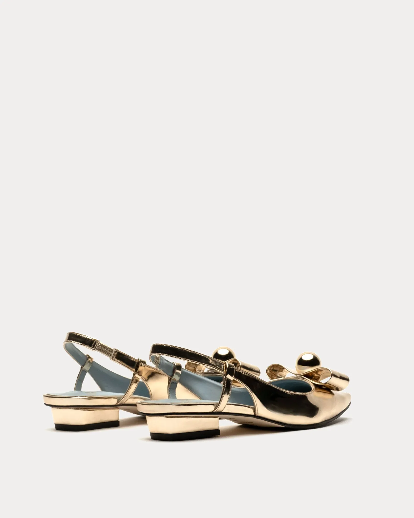 Aubrey Slingback Flat - Platino