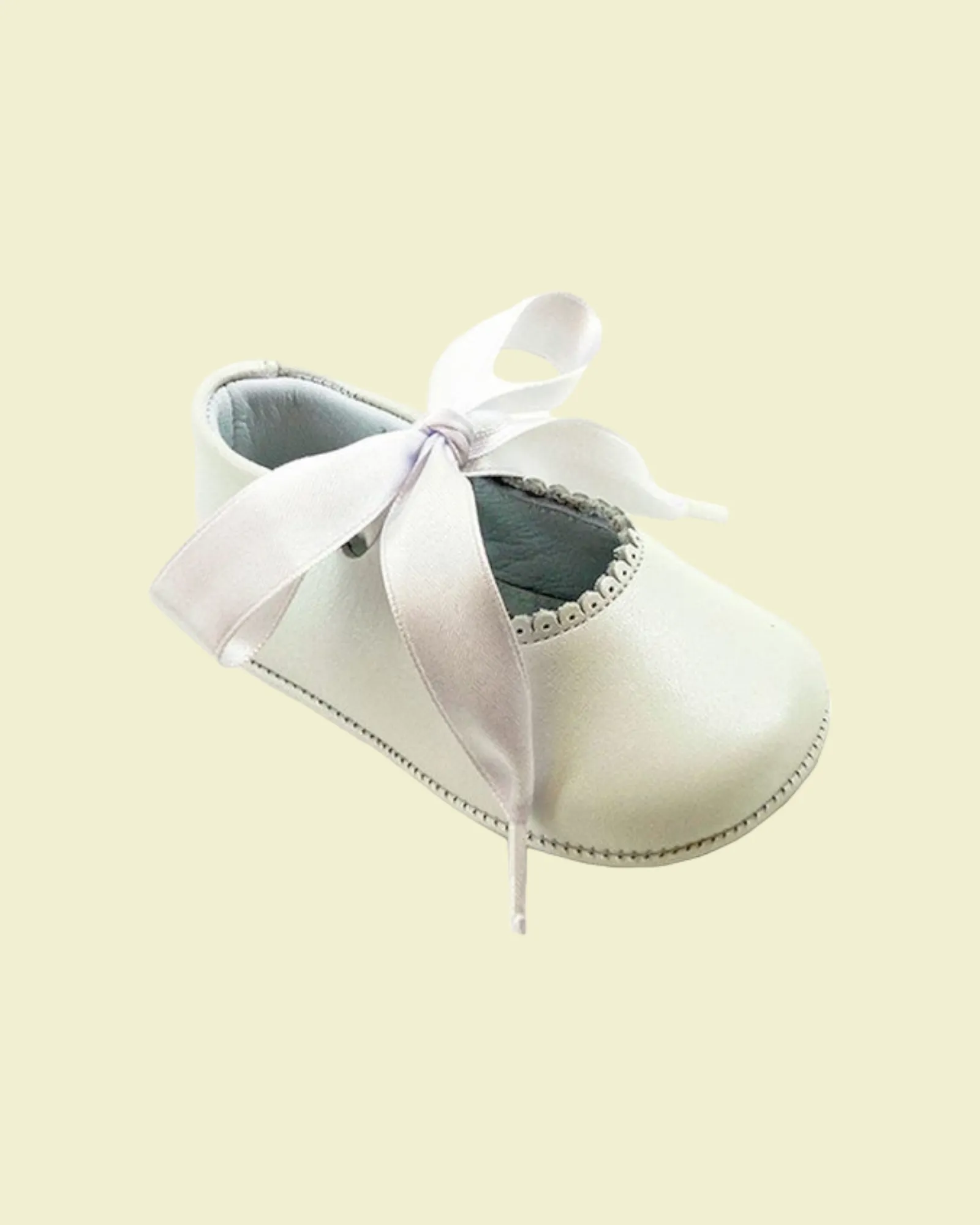 BABY GIRLS SHOES MOTHER OF PEARL MARY JANE BEIGE