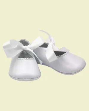 BABY GIRLS SHOES MOTHER OF PEARL MARY JANE WHITE