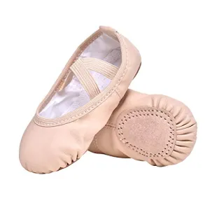 Ballet Practice Shoes for Girls in Ballet Pink