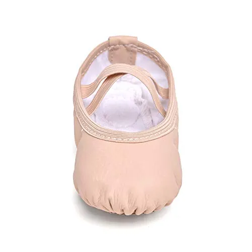 Ballet Practice Shoes for Girls in Ballet Pink