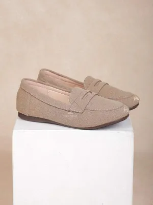 Beige Casual Loafers for Boys