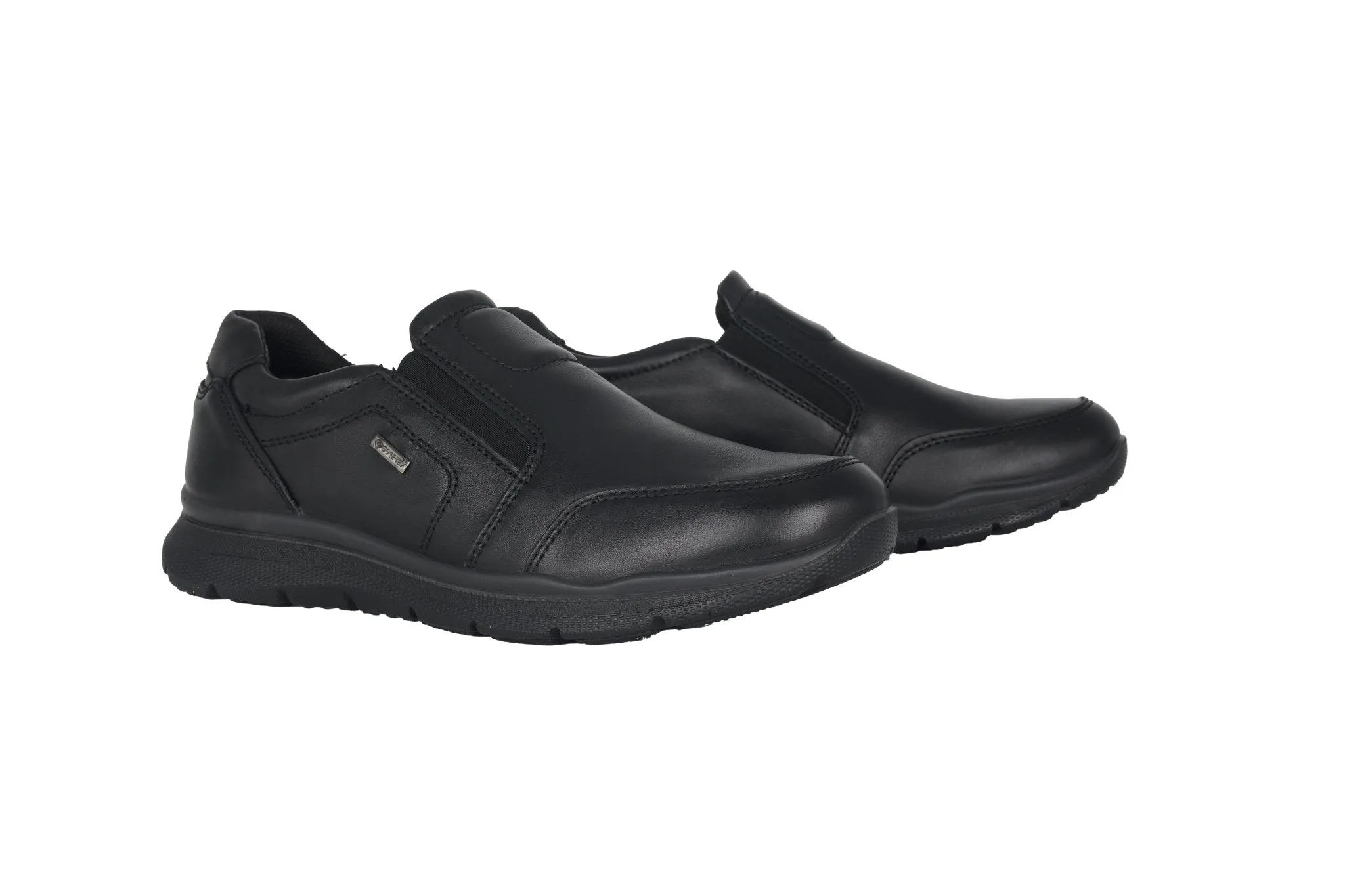 'Benjo' men's waterproof goretex slip-on shoe - Black
