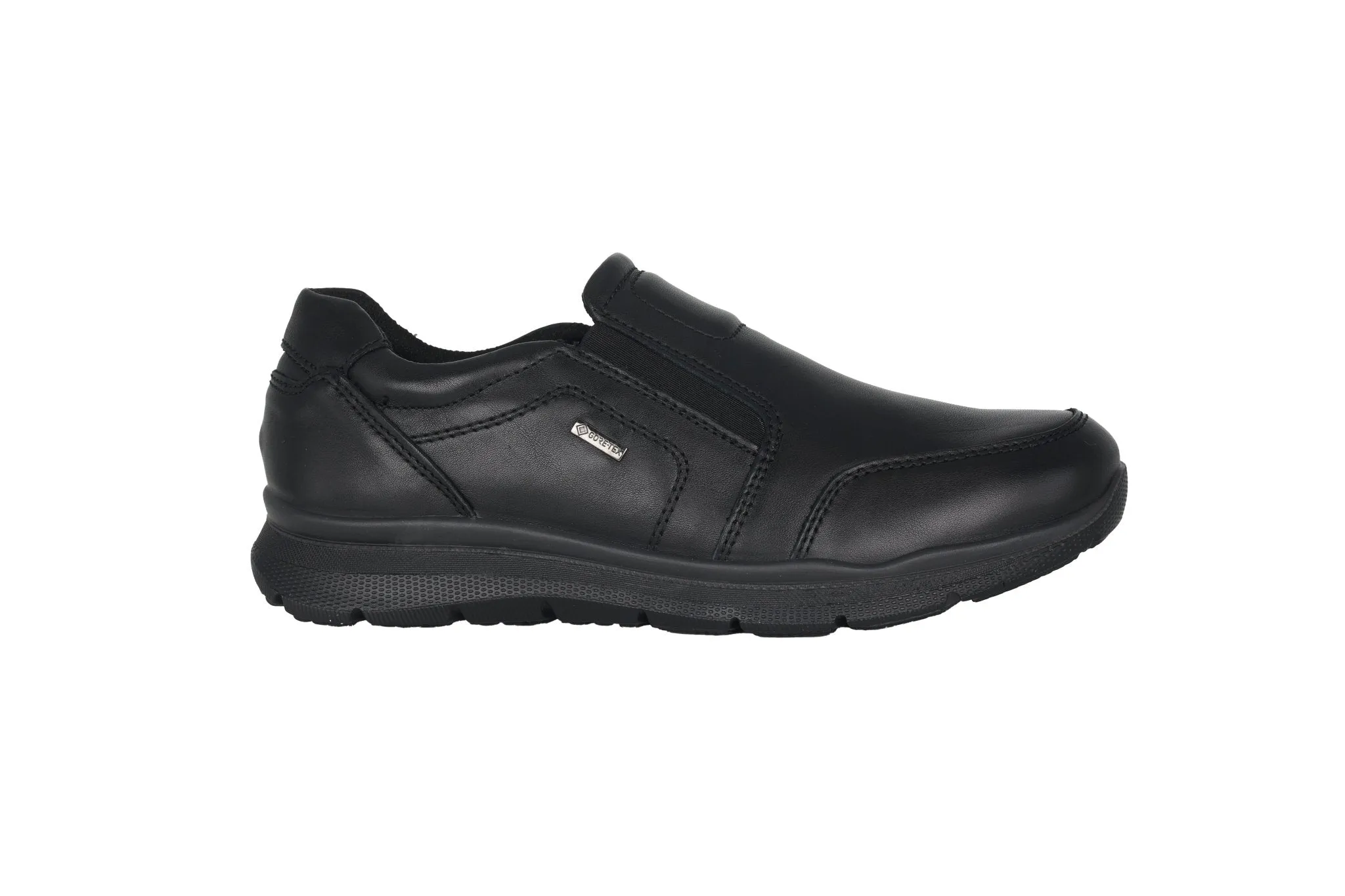 'Benjo' men's waterproof goretex slip-on shoe - Black