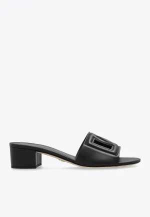 Bianca 40 Calf Leather Mules