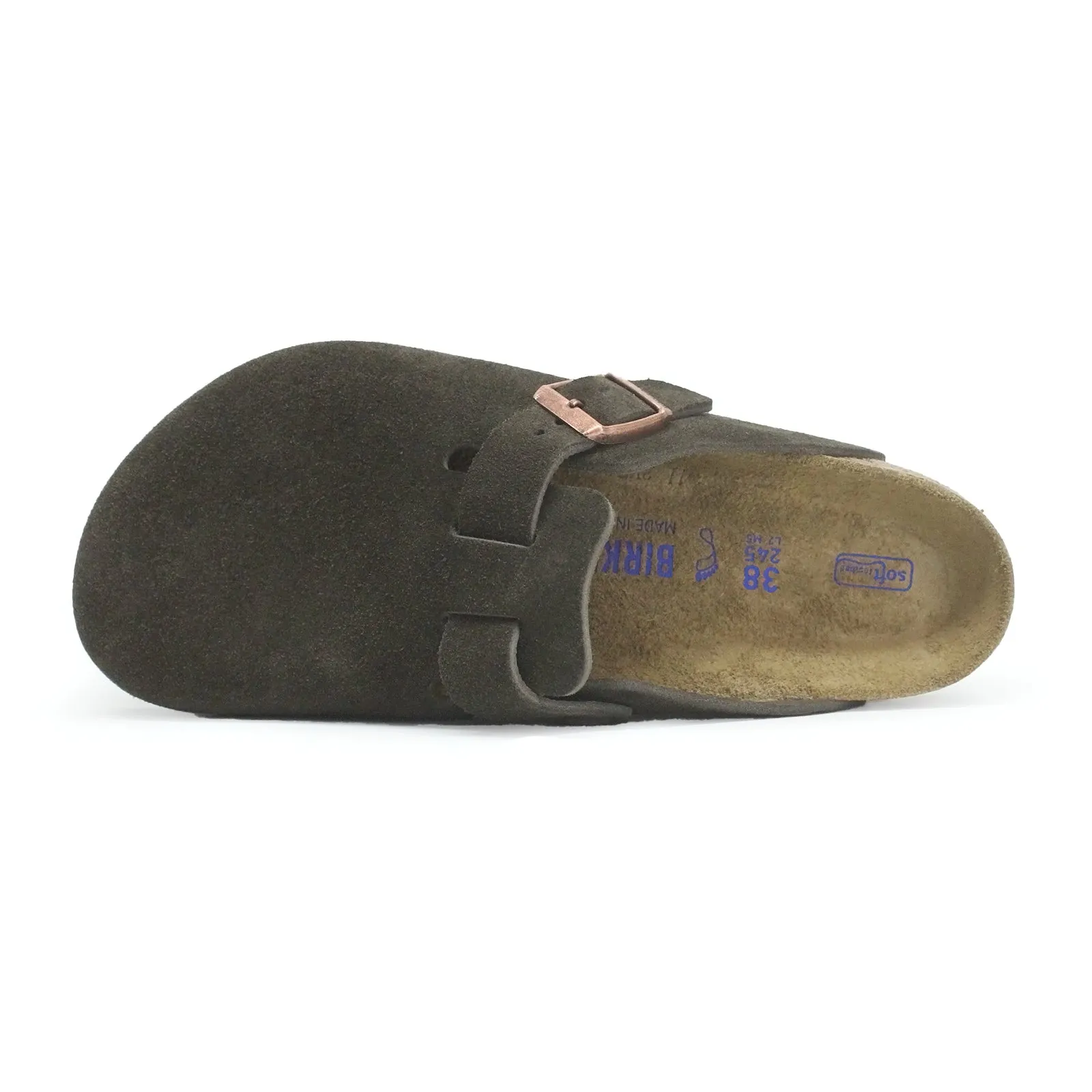 Birkenstock Boston Soft Footbed Leather Unisex Comfort Sandals