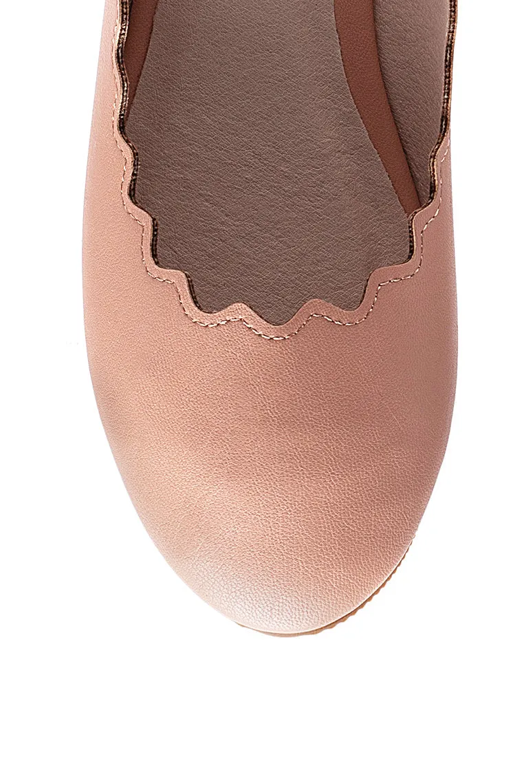Bleona Laser Cut Wave Ballerinas By RUW