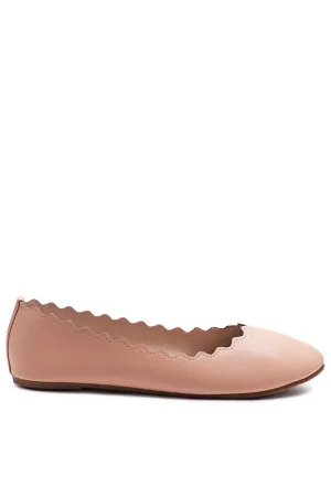 Bleona Laser Cut Wave Ballerinas By RUW