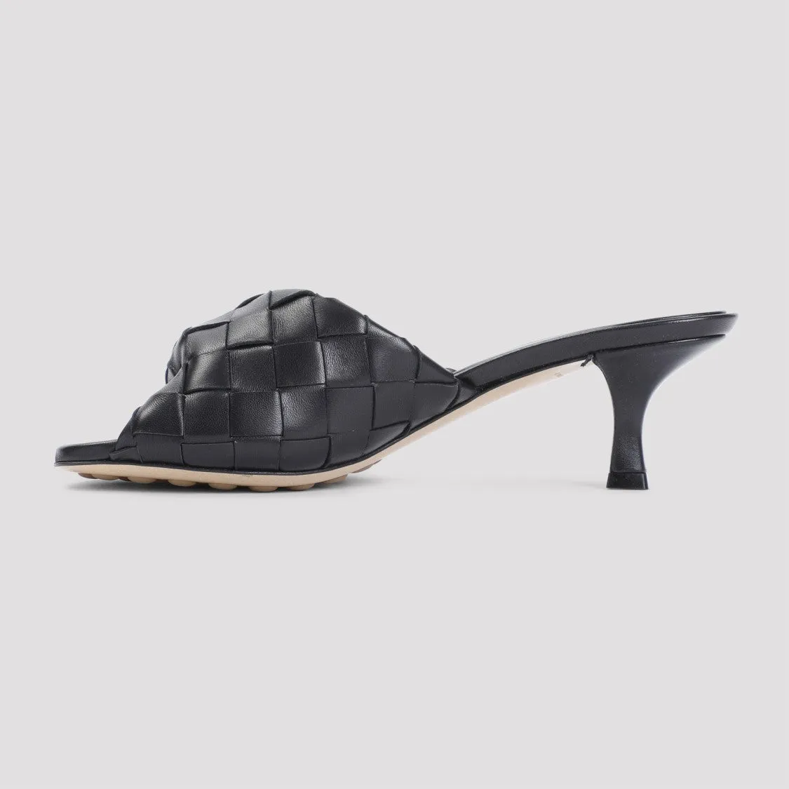 Blink Black Lamb Leather Mules