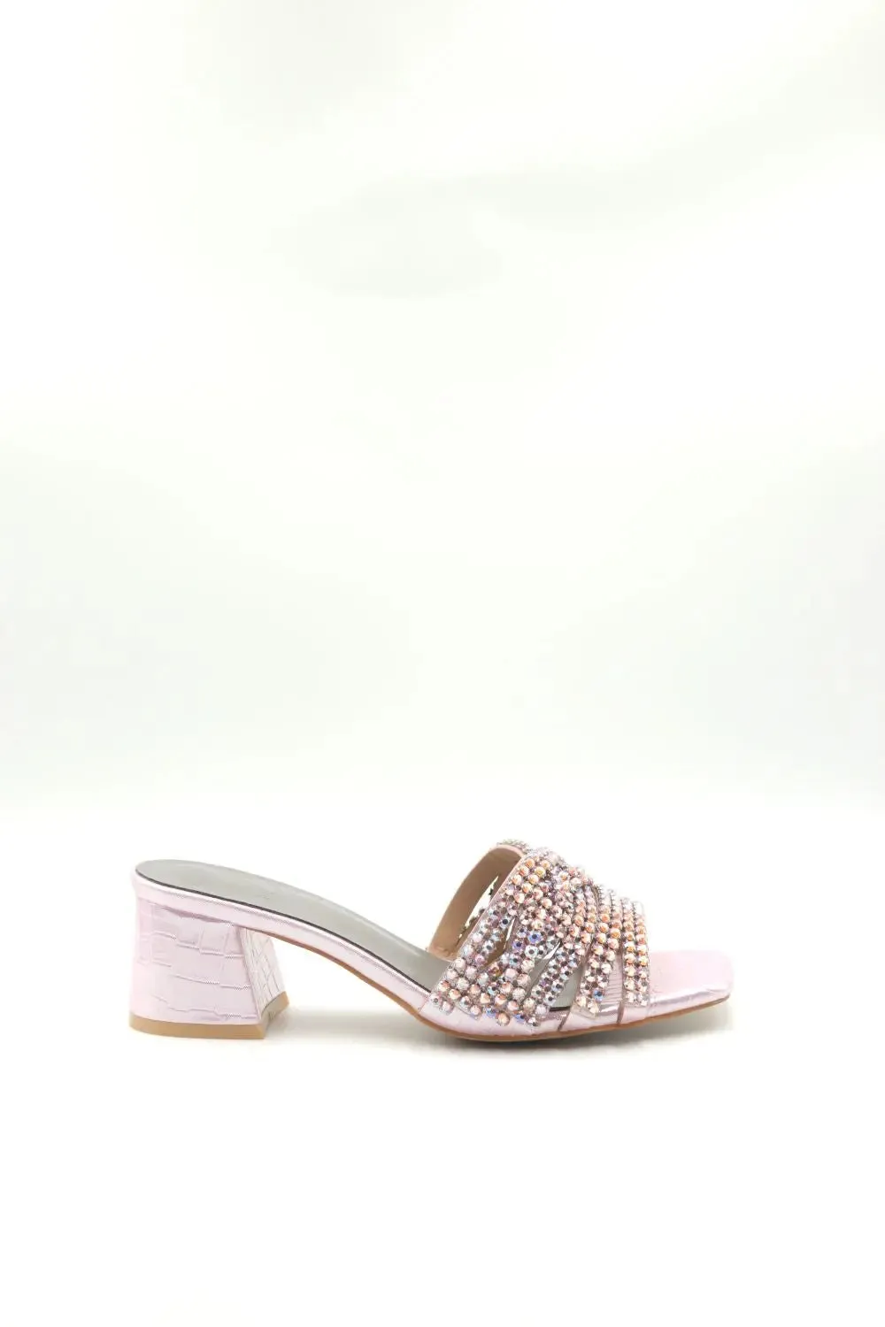 BLOCK HEEL OPEN TOE