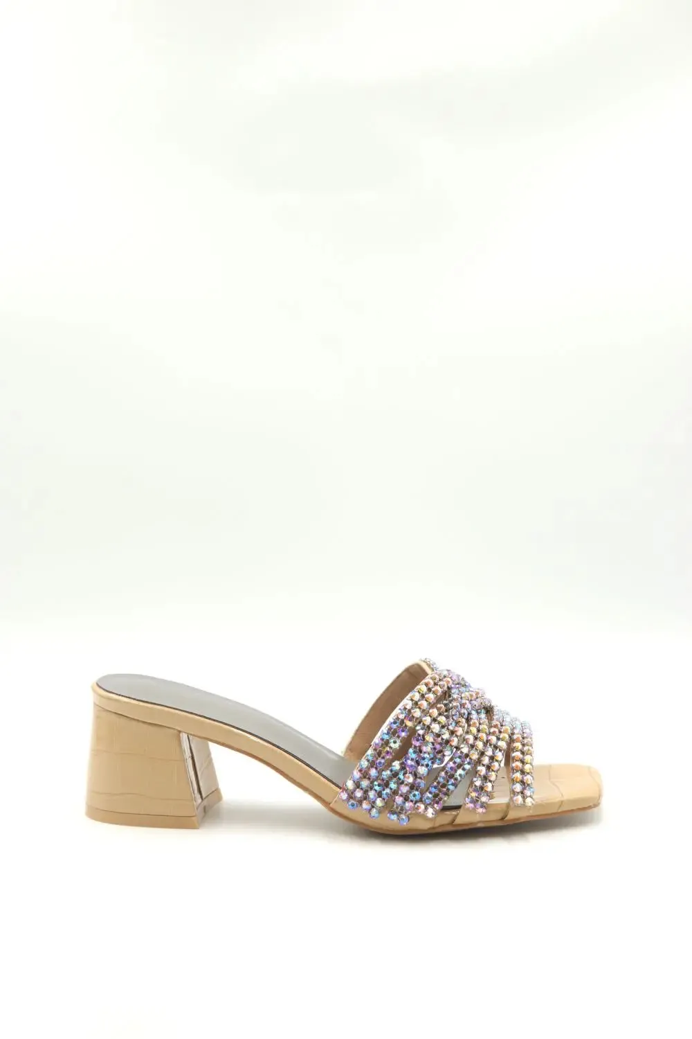 BLOCK HEEL OPEN TOE