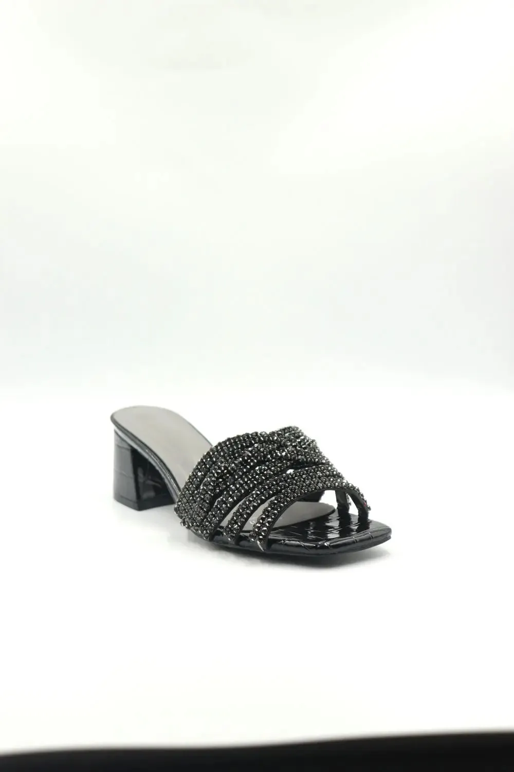 BLOCK HEEL OPEN TOE
