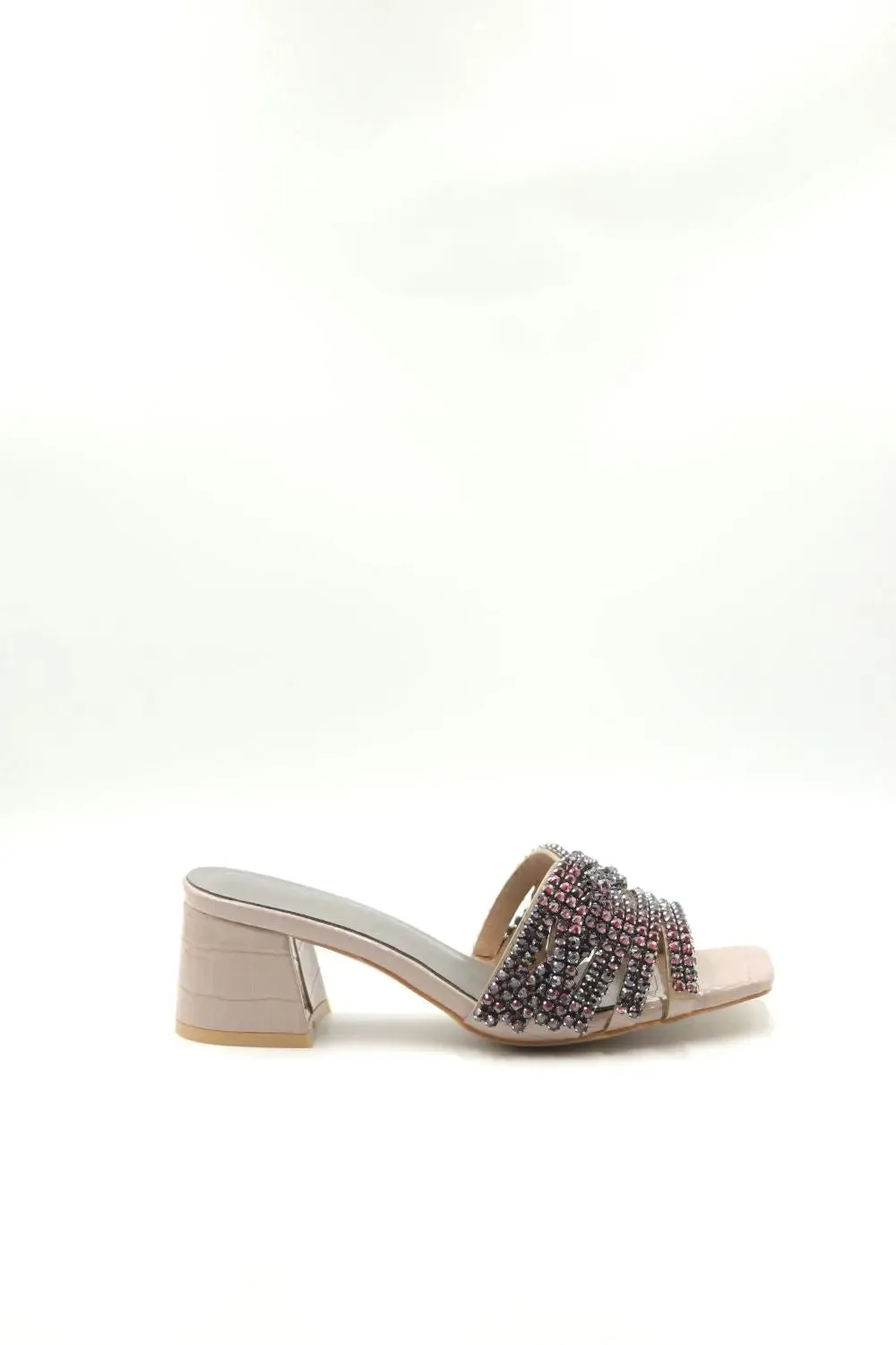 BLOCK HEEL OPEN TOE