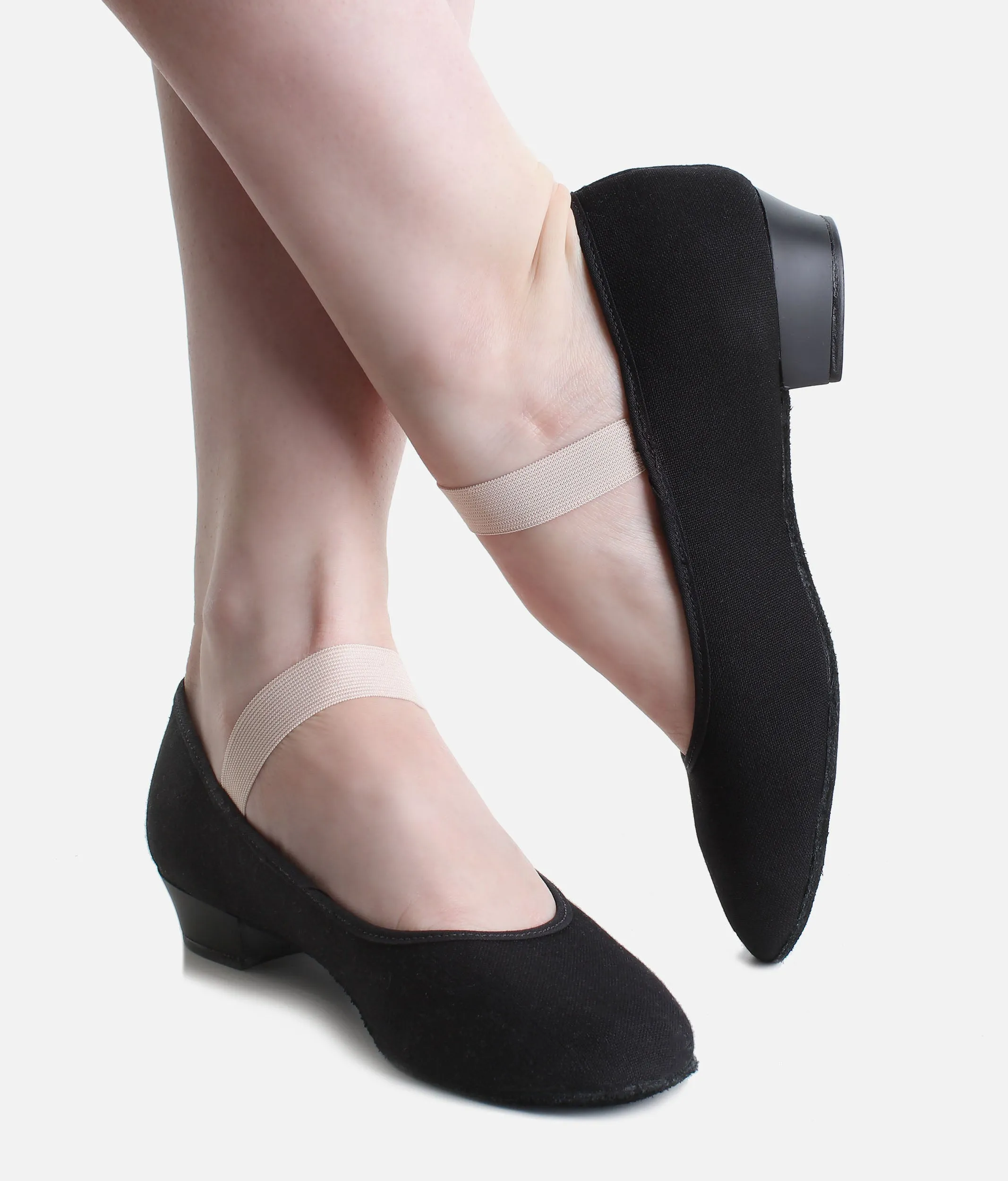 Canvas Low Heel Character Shoes - RO12