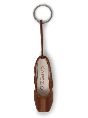 Capezio Pointe Shoe Keyring - Warm Toffee