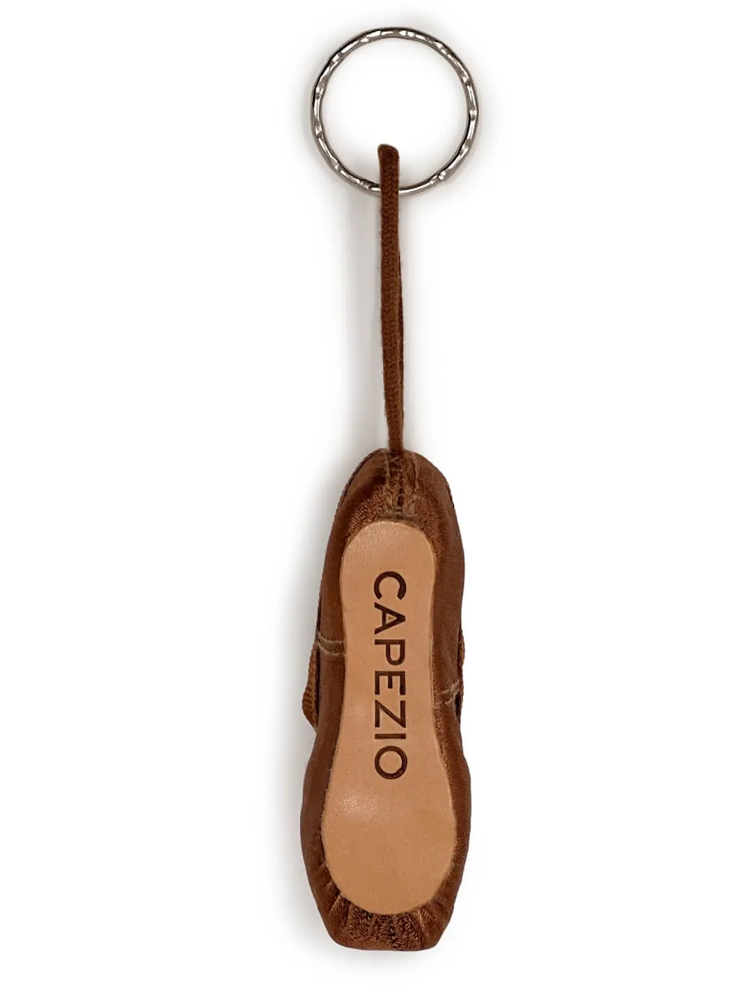 Capezio Pointe Shoe Keyring - Warm Toffee