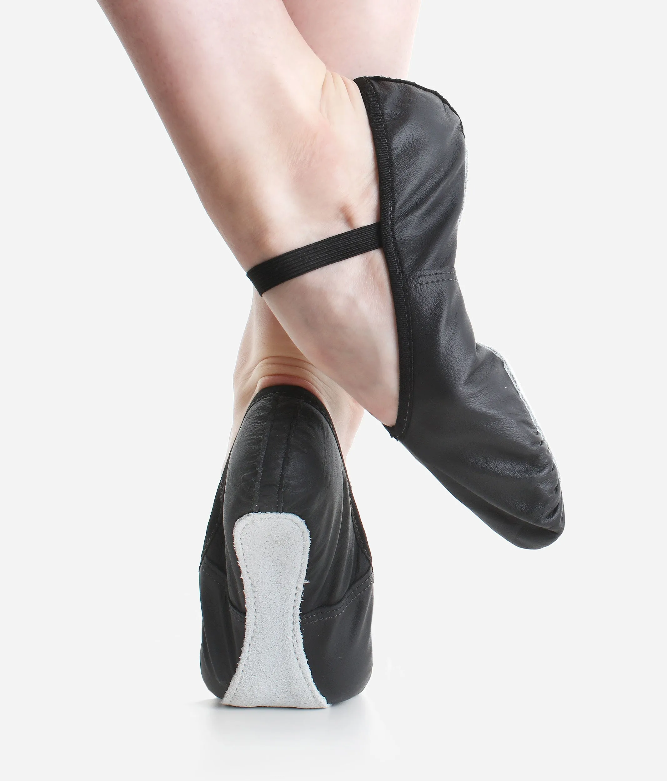 Children Leather Ballet Shoe, Wide Fit - BAE90
