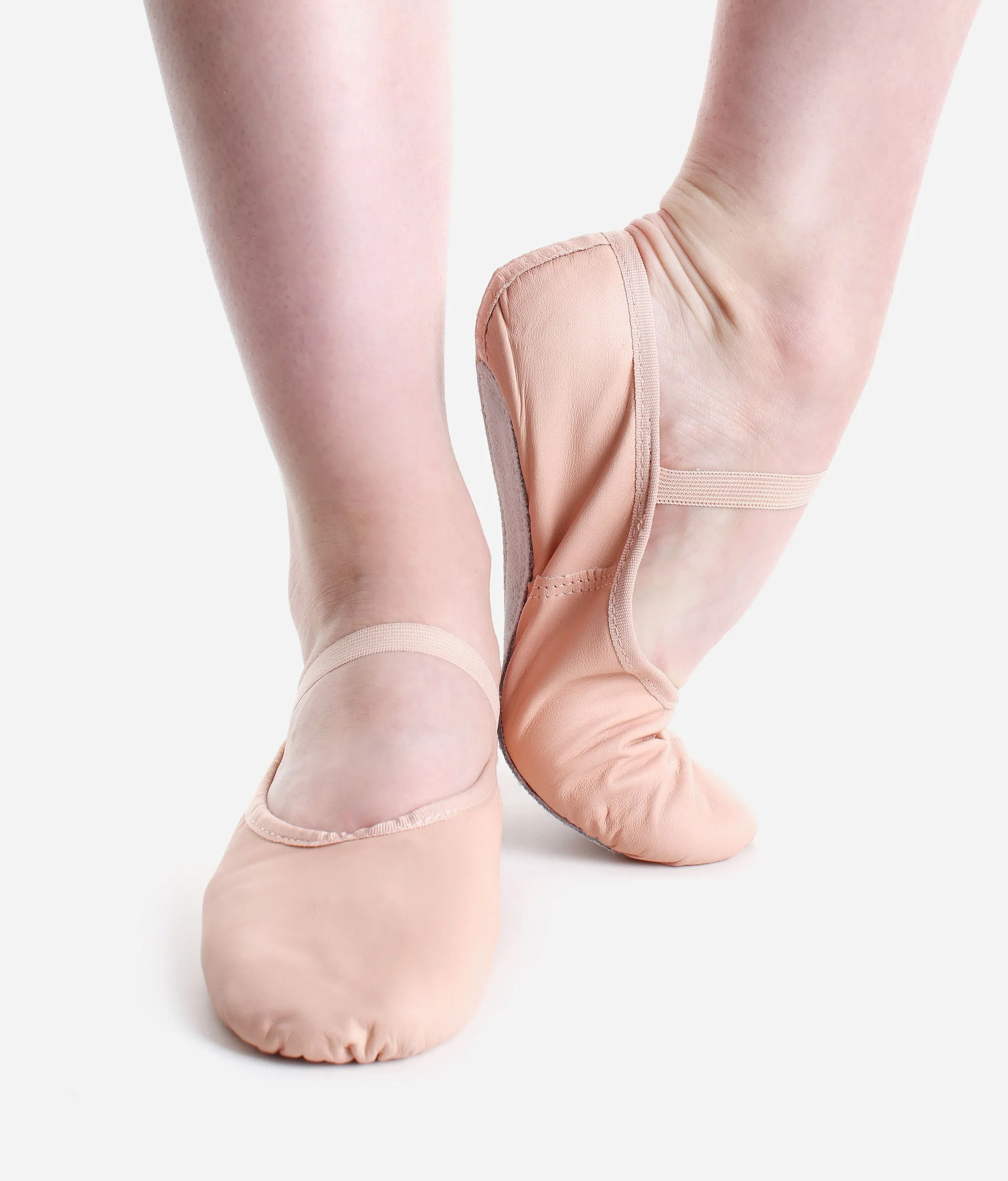 Children Leather Ballet Shoe, Wide Fit - BAE90