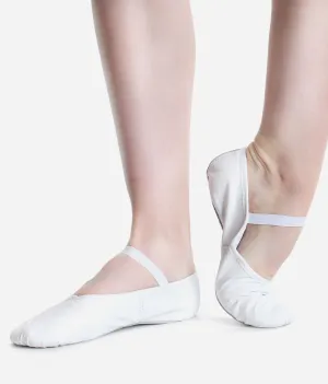 Children Leather Ballet Shoe, Wide Fit - BAE90