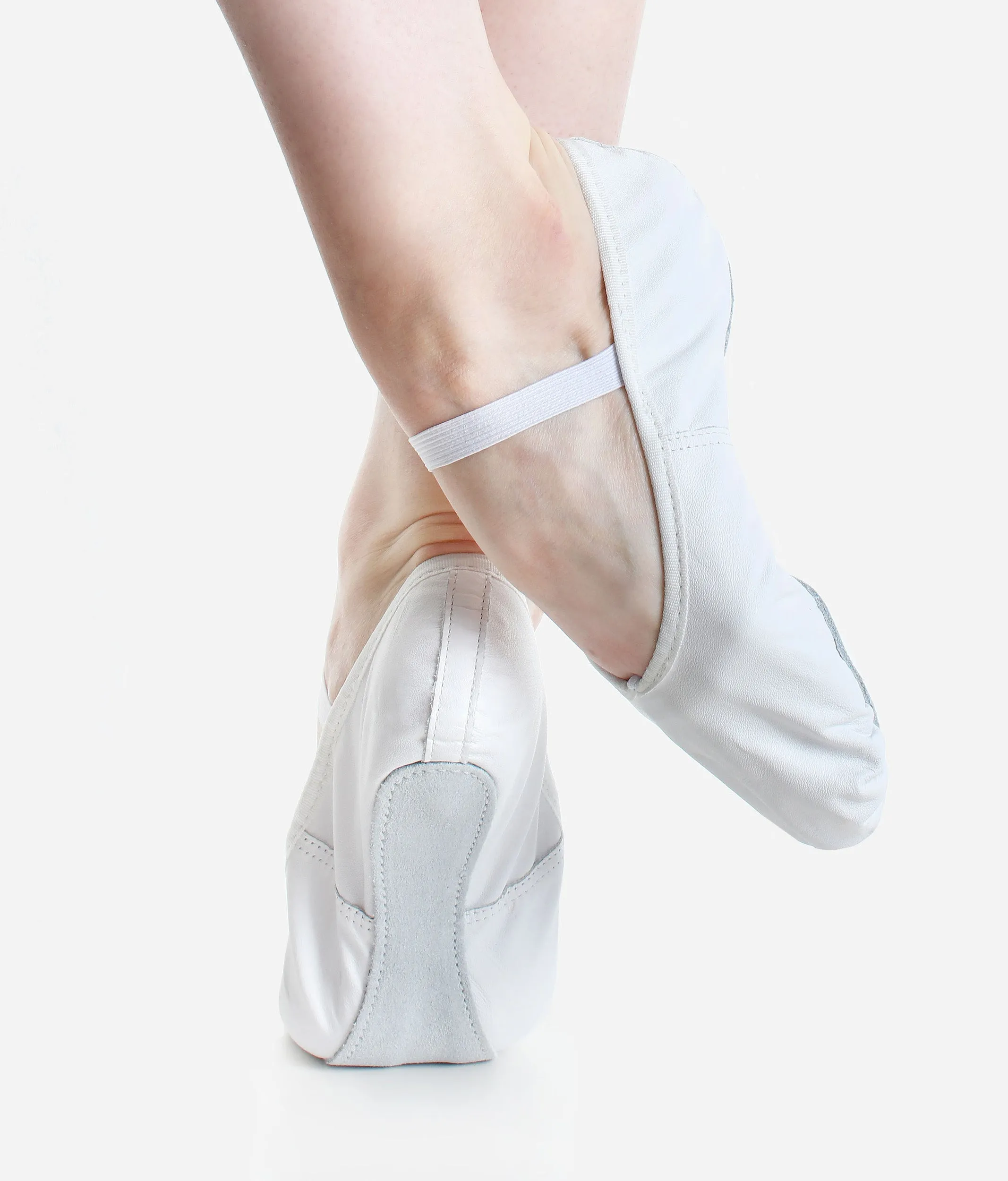 Children Leather Ballet Shoe, Wide Fit - BAE90