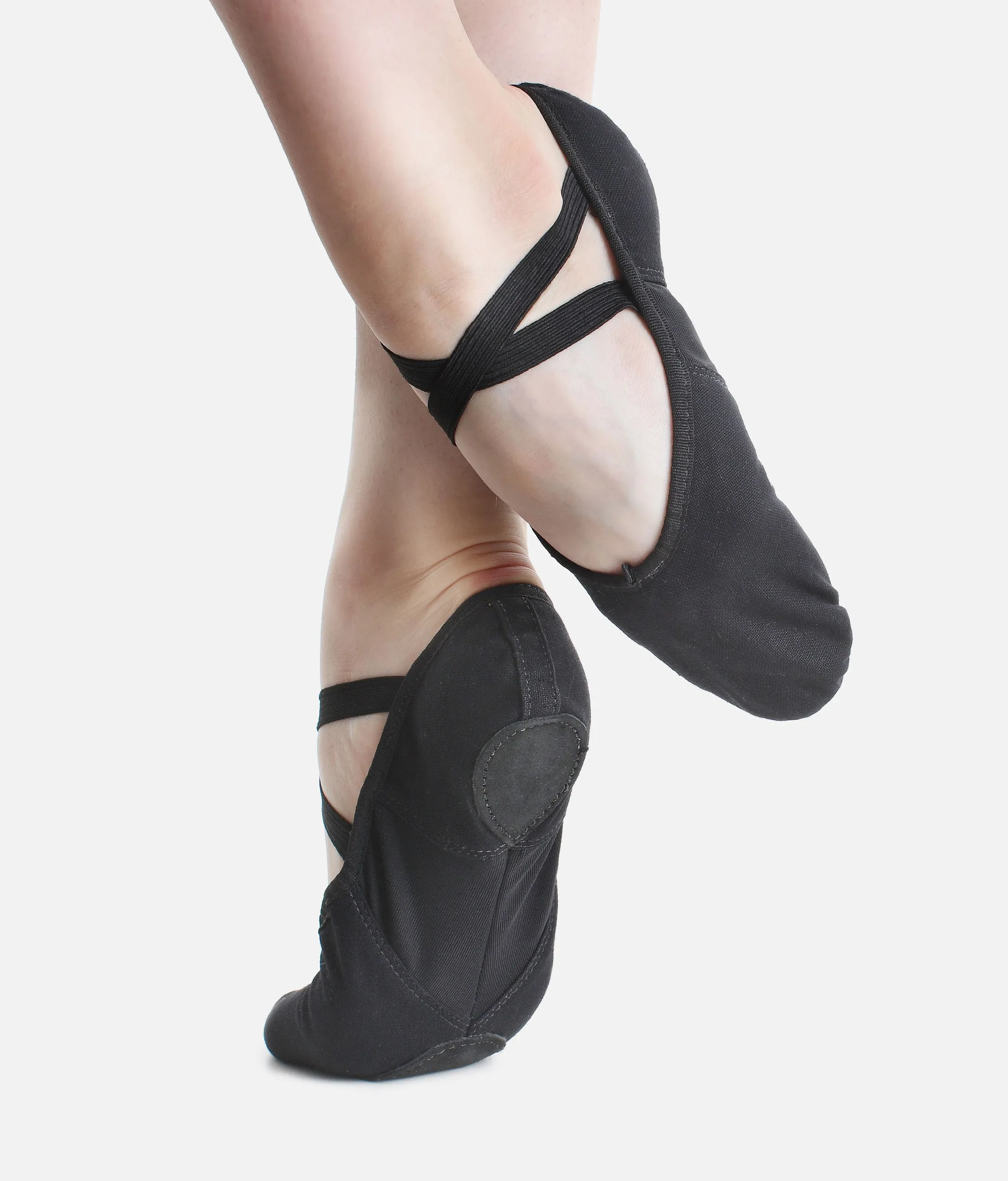 Children Split-Sole Canvas Ballet Shoes - BAE13