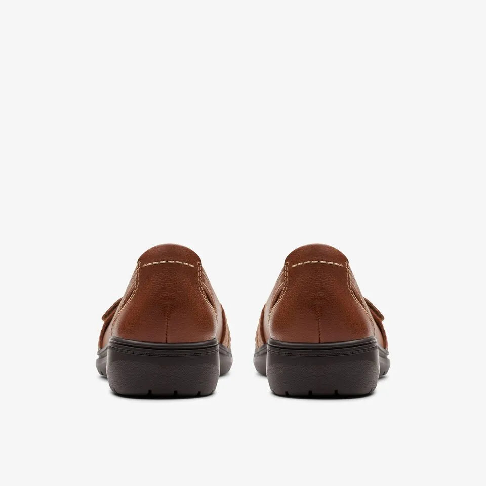 Clarks Women's Carleigh Eliza Tan Leather