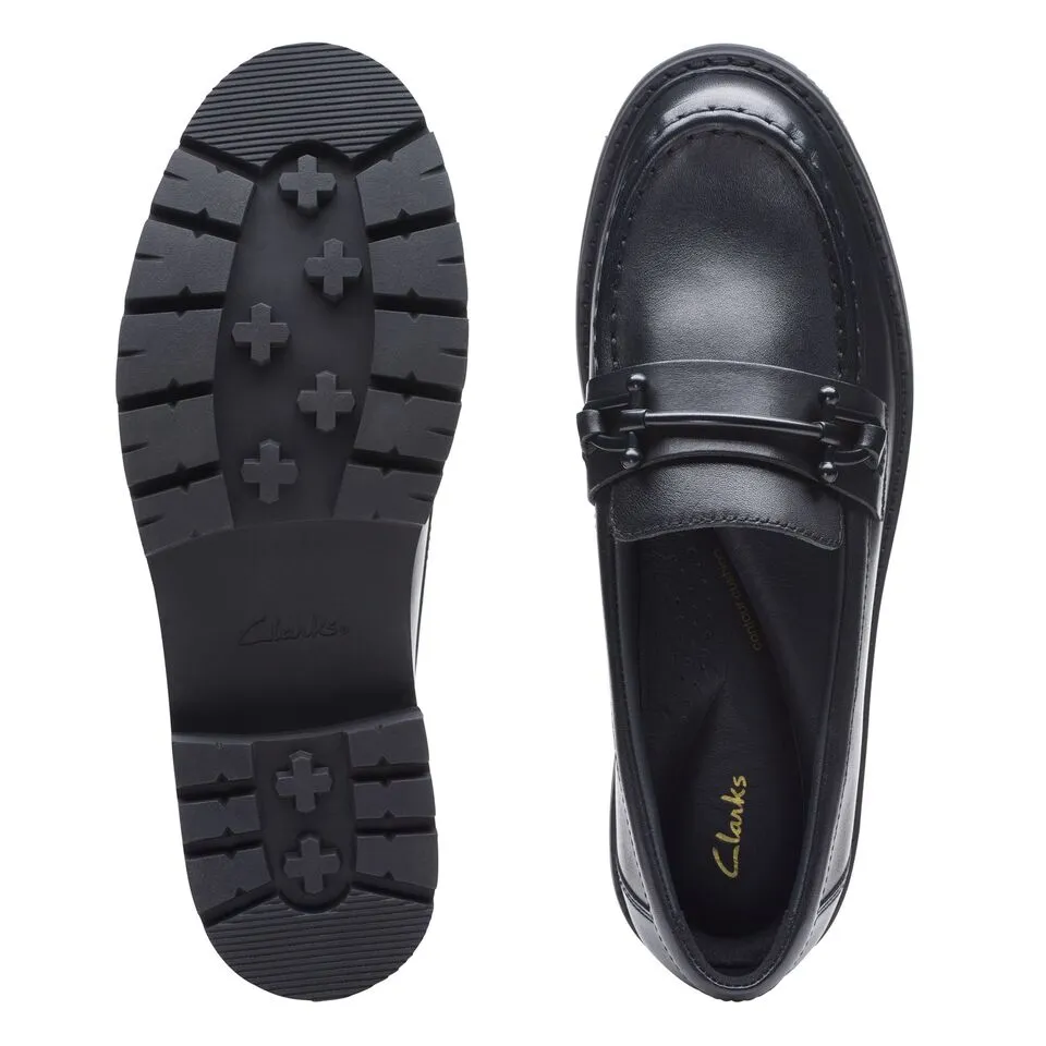 Clarks Women's Orianna Bit Black Leather 26174808