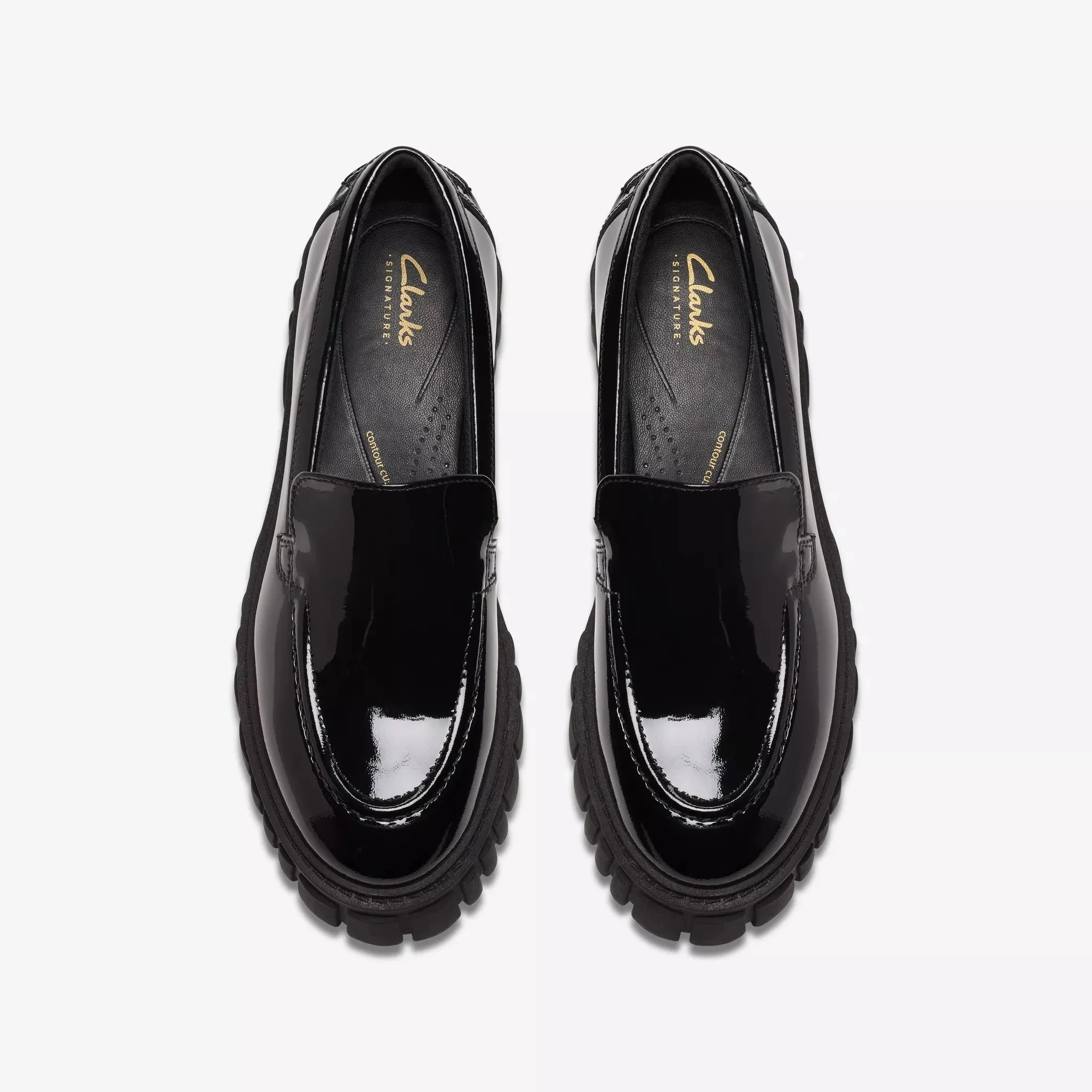 Clarks Women's Page Loafer Black patent 26178682