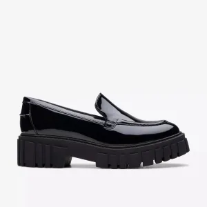 Clarks Women's Page Loafer Black patent 26178682