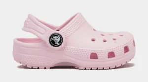 Classic Clog Infant Toddler Sandals (Pink Milk/Pink)