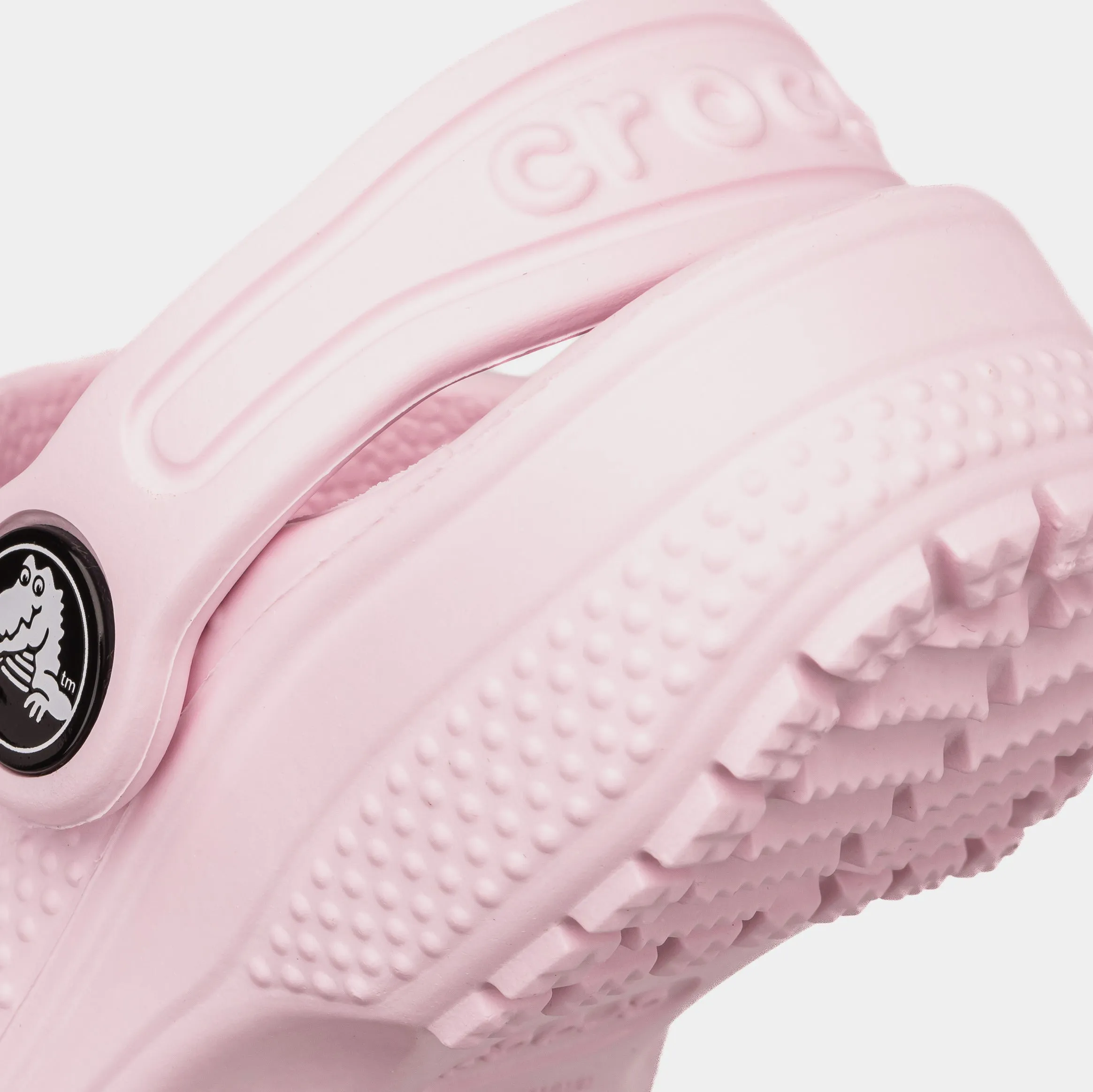 Classic Clog Infant Toddler Sandals (Pink Milk/Pink)