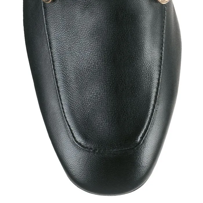 'Close' women's moccasin - black