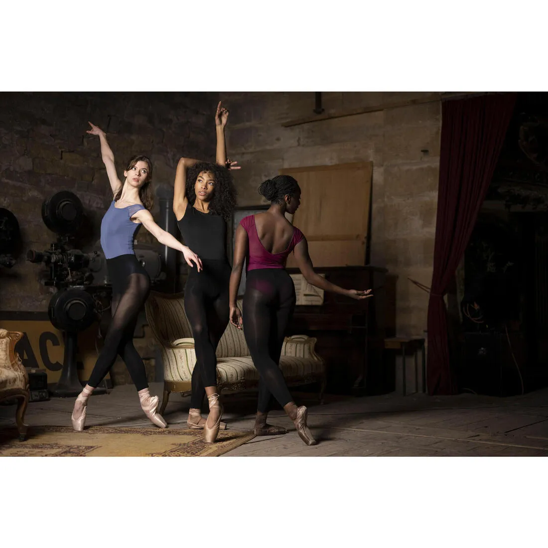 Collants de danse classique sans pieds Femme