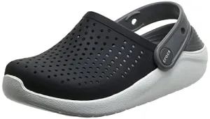 Crocs Kids' LiteRide Clog, Black/White