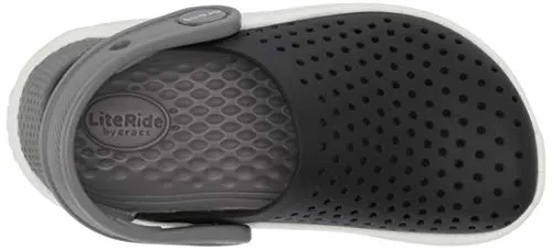 Crocs Kids' LiteRide Clog, Black/White